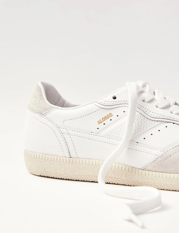 Nobody’s Child Alohas Rife Light Grey Leather Trainers