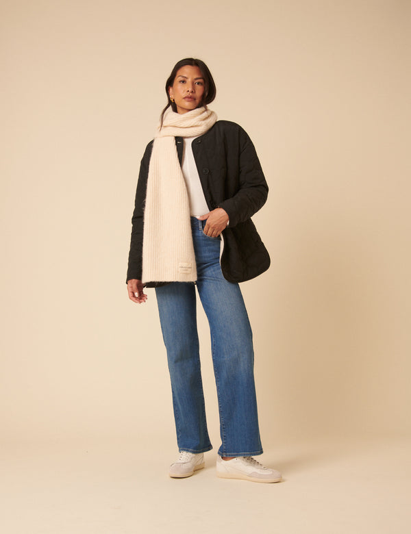 Nobody’s Child Black Reversible Borg Qulited Jacket