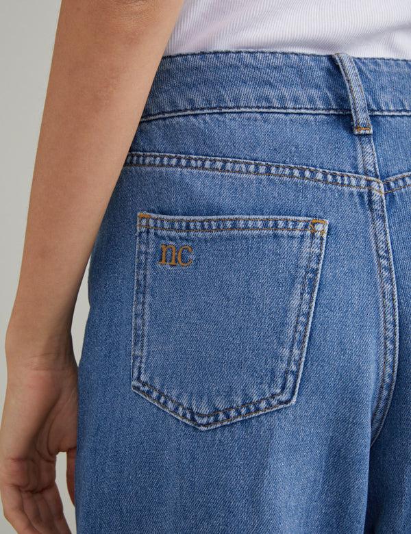 Nobody’s Child Blue High Rise Islington Turn Up Jeans