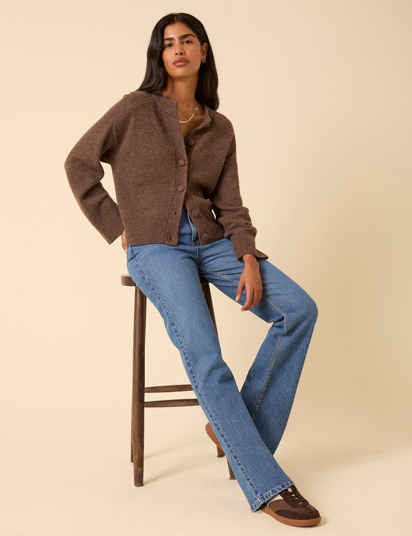 Nobody’s Child Blue High Rise Kingston Straight Leg Jeans