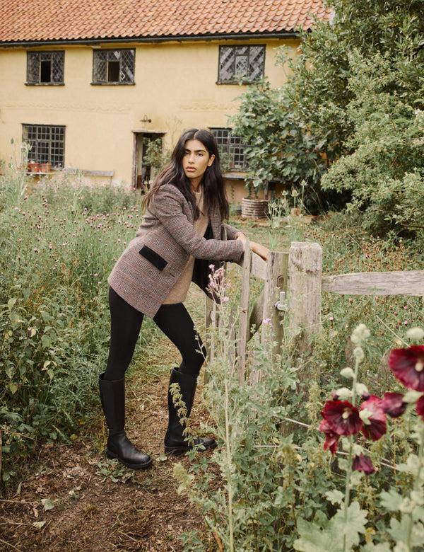 Nobody’s Child Heritage Check Single Breasted Blazer