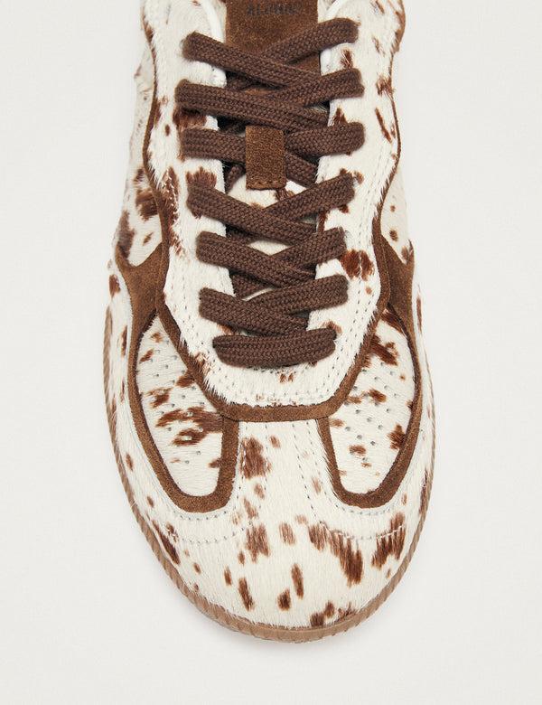 Nobody’s Child Alohas Cow Print Leather Trainers