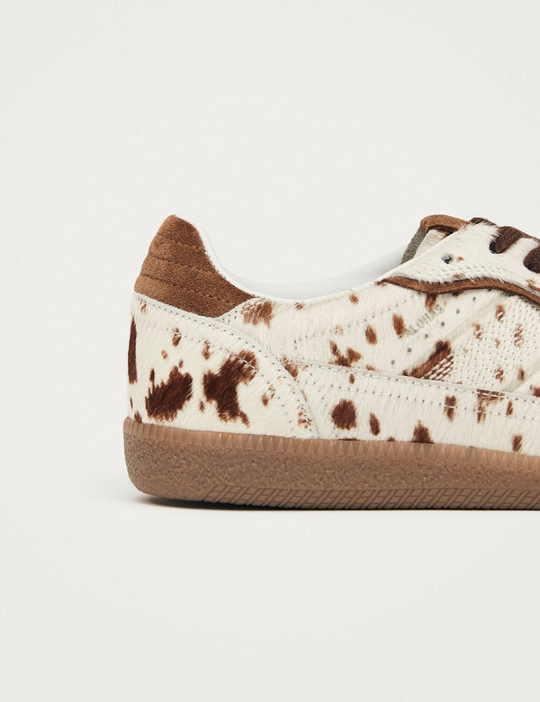 Nobody’s Child Alohas Cow Print Leather Trainers