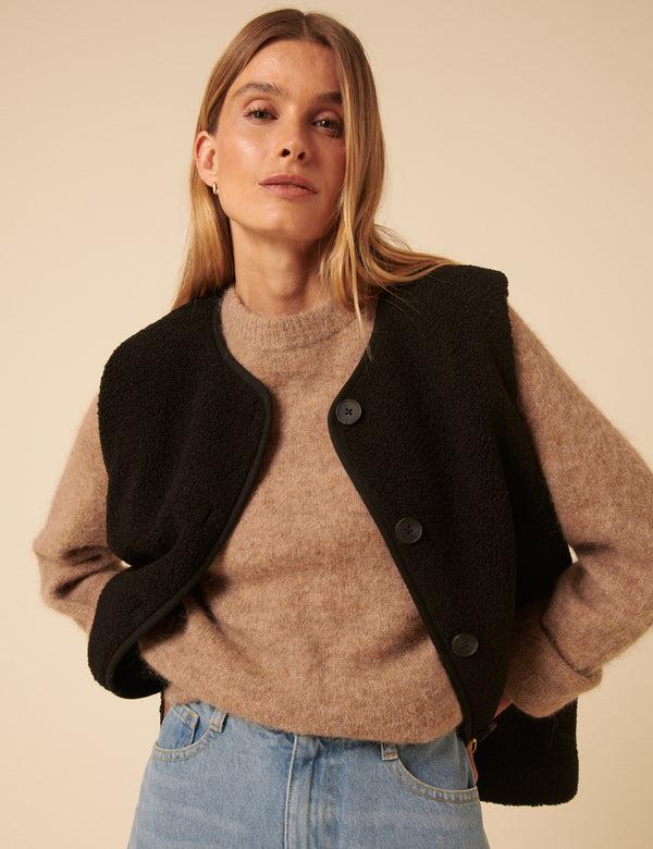 nobody’s child Black Borg Gilet