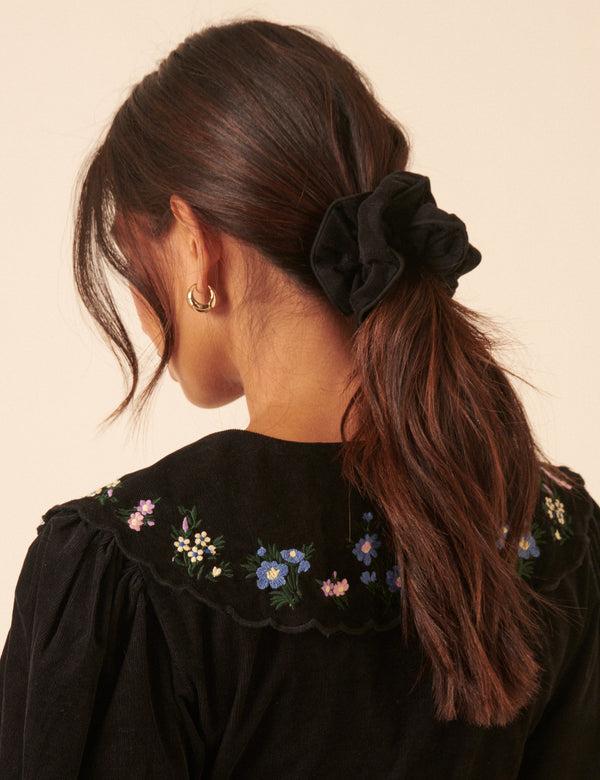 Nobody’s Child Black Cord Scrunchie
