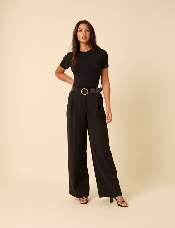 nobody’s child Black Jax Tailored Crepe Trousers