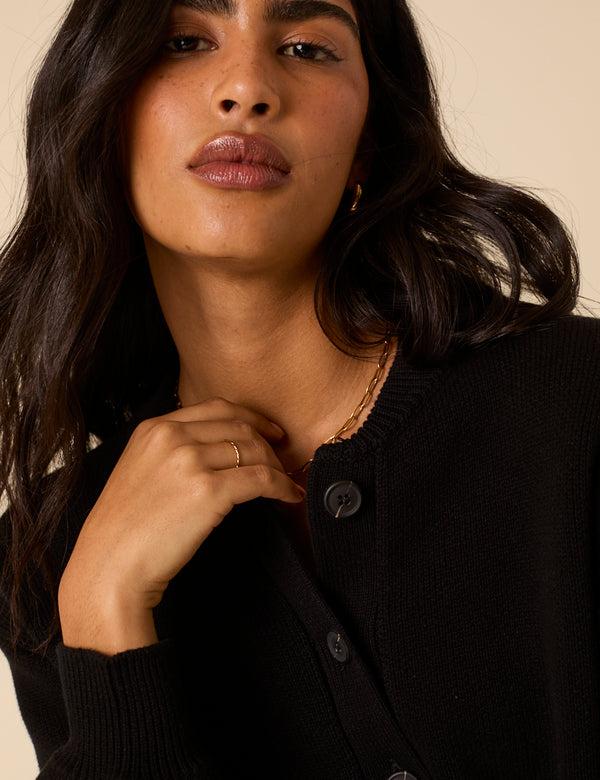 Nobody’s Child Black Knitted Cardigan