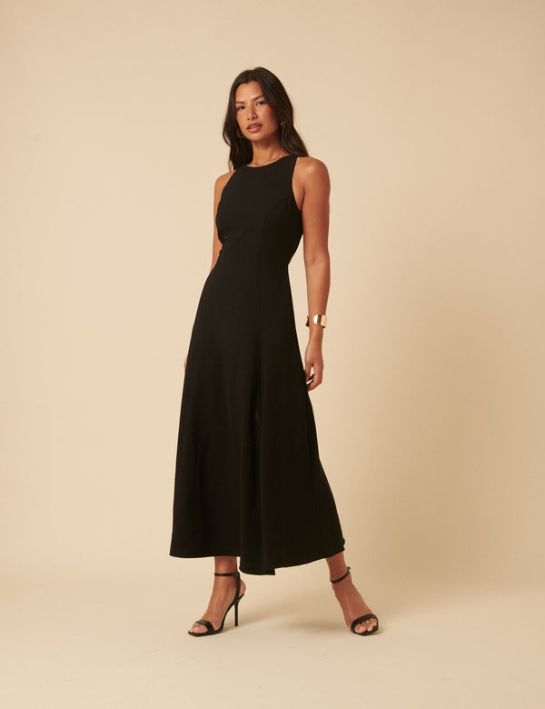 Nobody’s Child Black Reign Midi Dress
