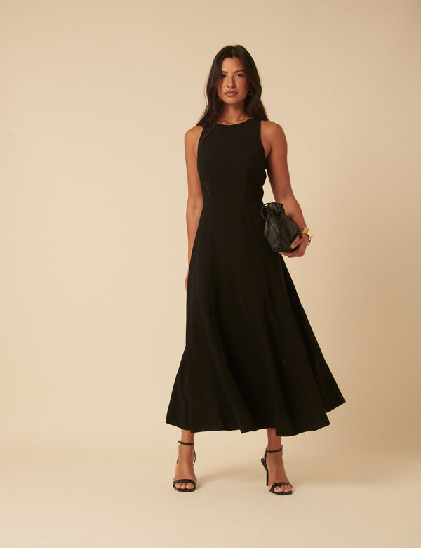 nobody’s child Black Reign Midi Dress