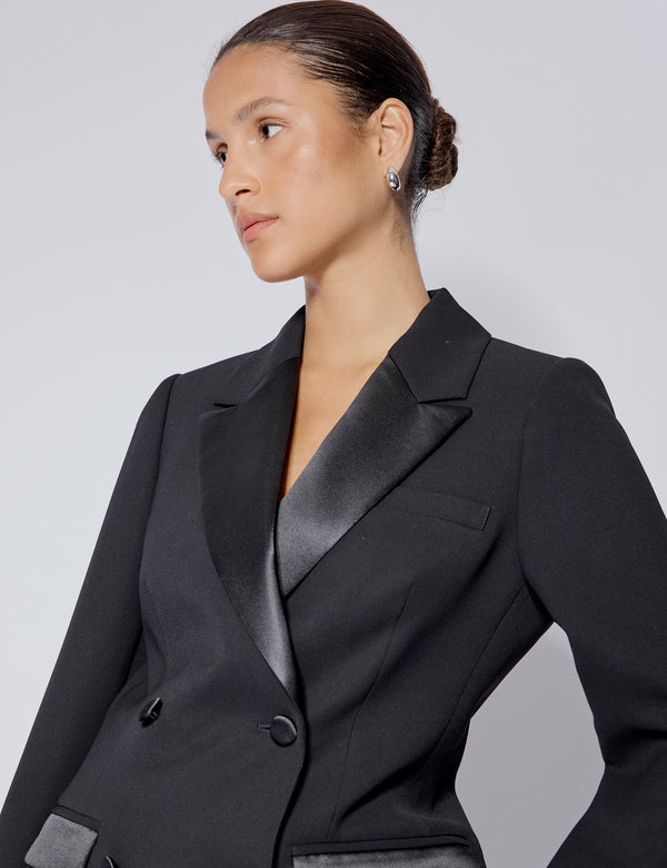 Nobody’s Child Black Tuxedo Blazer