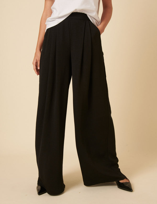 Nobody’s Child Black Wide Leg Zeena Trousers