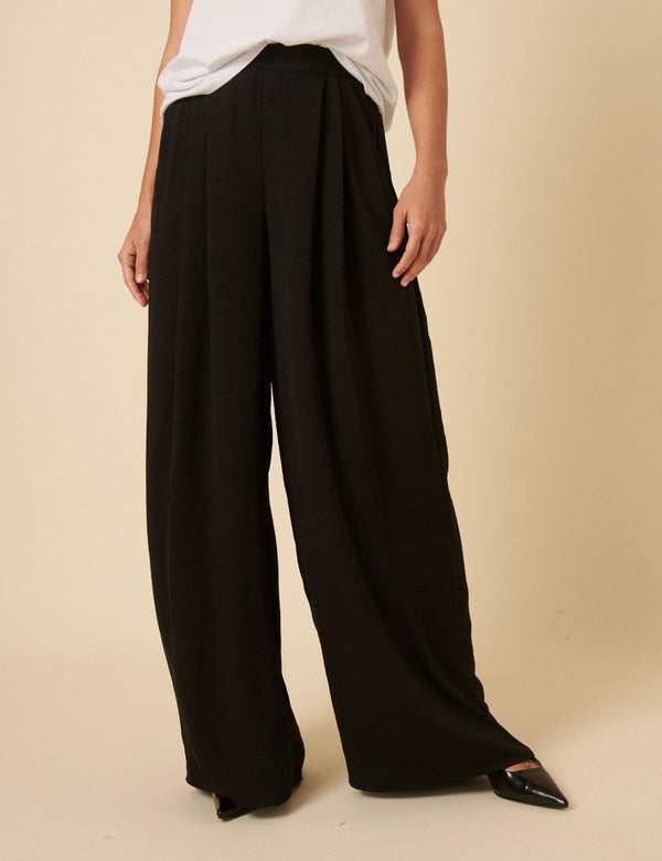 nobody’s child Black Wide Leg Zeena Trousers
