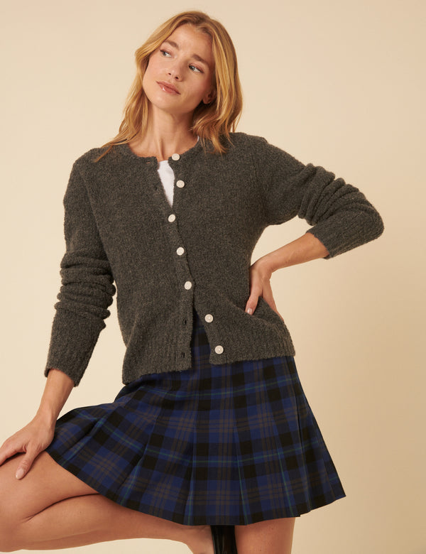 Nobody’s Child Blue Check Mini Skirt