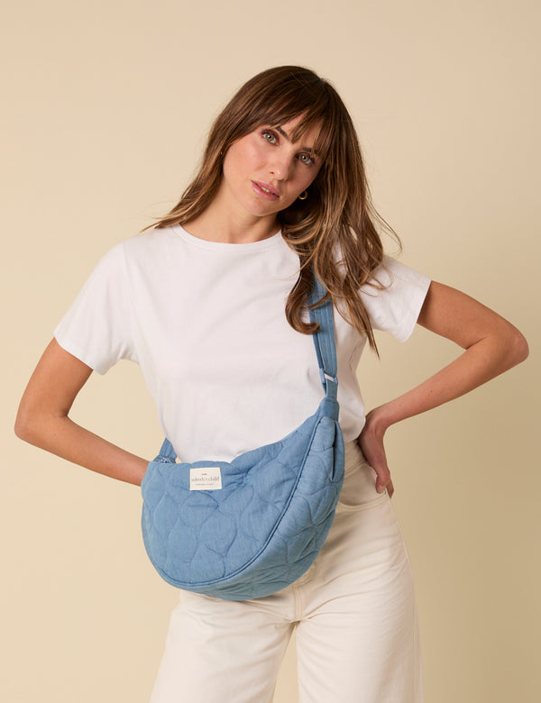 Nobody’s Child Blue Denim Denim Sling Bag