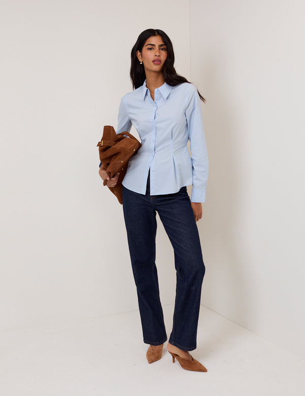 Nobody’s Child Blue Fitted Shirt