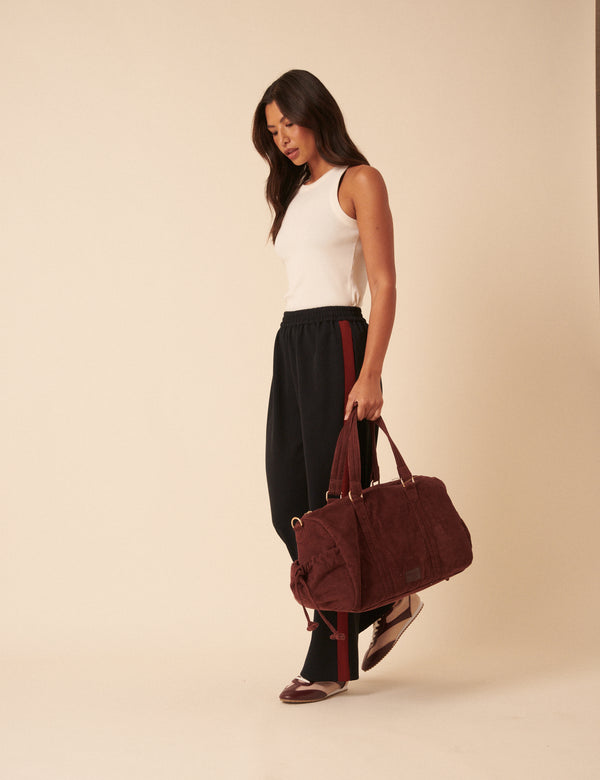 Nobody’s Child Brown Cord Holdall Bag