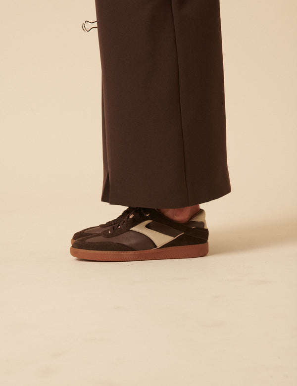 Nobody’s Child Brown Leather Trainers