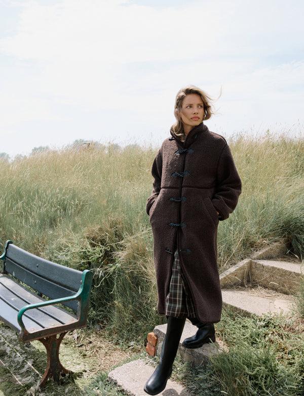 nobody’s child Brown Long Borg Duffle Coat