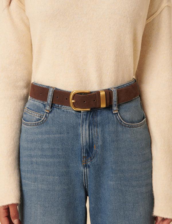 Nobody’s Child Brown Suede Belt