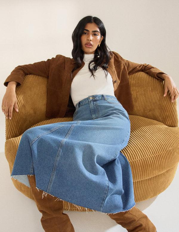 Nobody’s Child Brown Suede Cropped Jacket