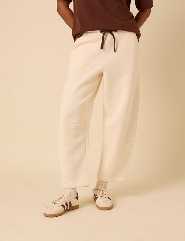 nobody’s child Cream Barrel Leg Joggers