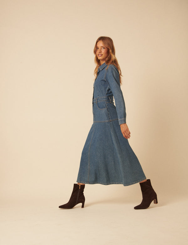 Nobody’s Child Dark Brown Suede Ankle Boots