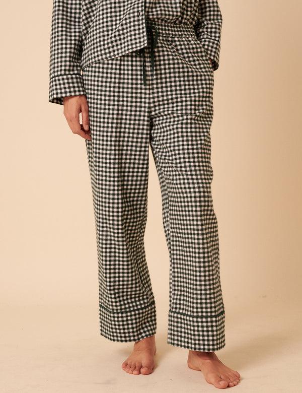 Nobody’s Child Forest Green Check Pyjama Trousers