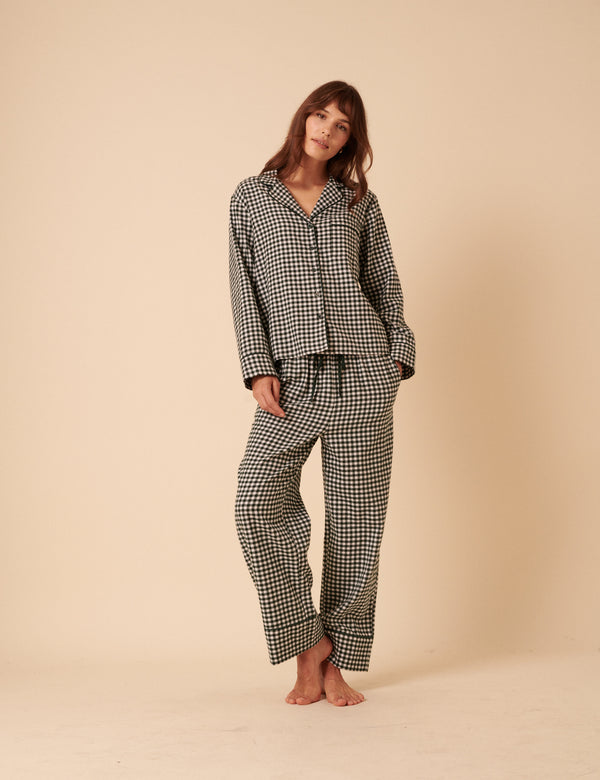 nobody’s child Forest Green Check Pyjama Trousers