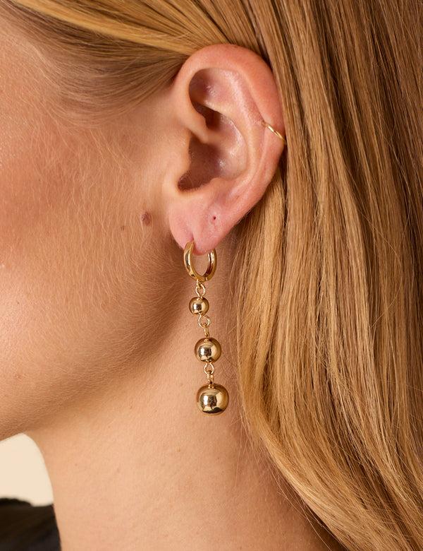 nobody’s child Gold Plated Orb Drop Earrings