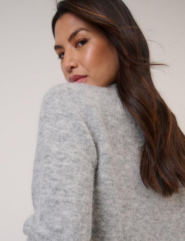 Nobody’s Child Grey Crew Neck Knitted Jumper