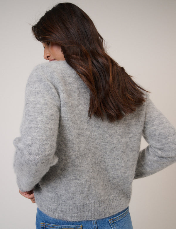 Nobody’s Child Grey Crew Neck Knitted Jumper