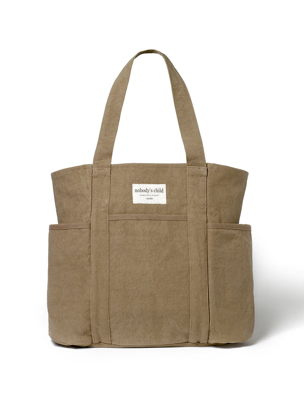 Nobody’s Child Khaki Green Canvas Tote Bag