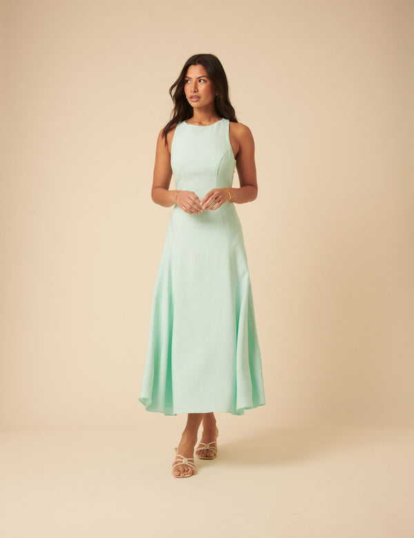 nobody’s child Mint Green Reign Midi Dress