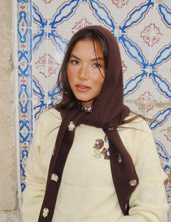 nobody’s child NC x TBCo Brown Wool Hood