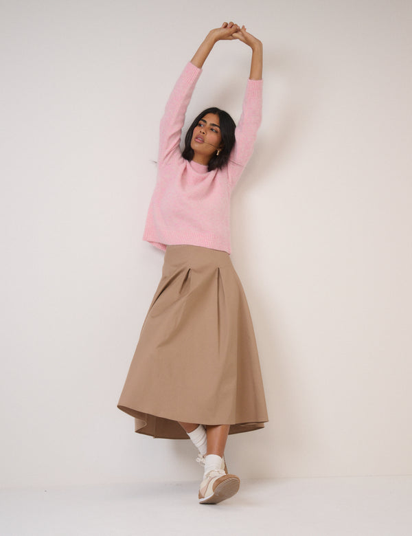 Nobody’s Child Pink Crew Neck Knitted Jumper