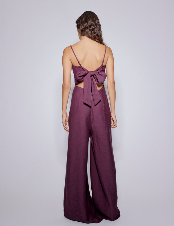 Nobody’s Child Purple Bandeau Rory Jumpsuit