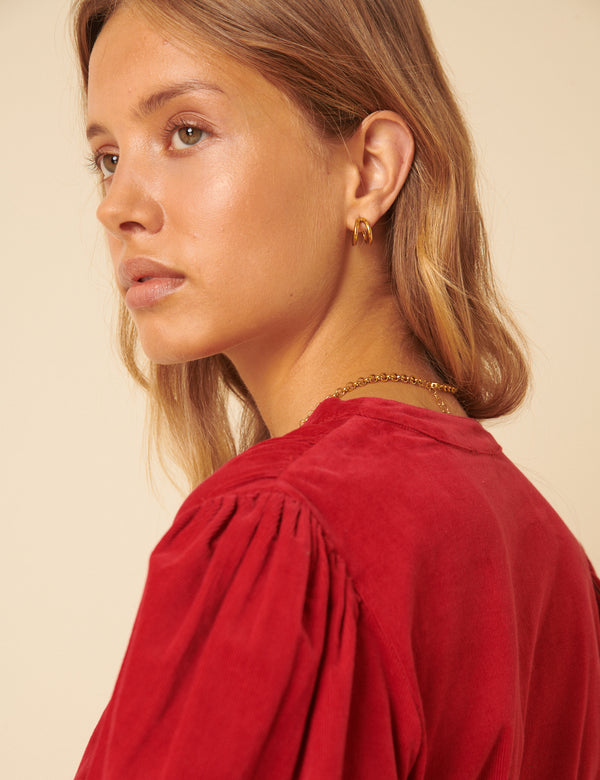 Nobody’s Child Red Cord Starlight Mini Dress