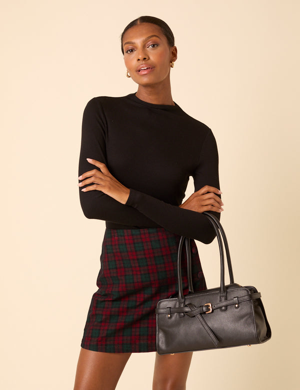 Nobody’s Child Red Tartan Mini Skirt