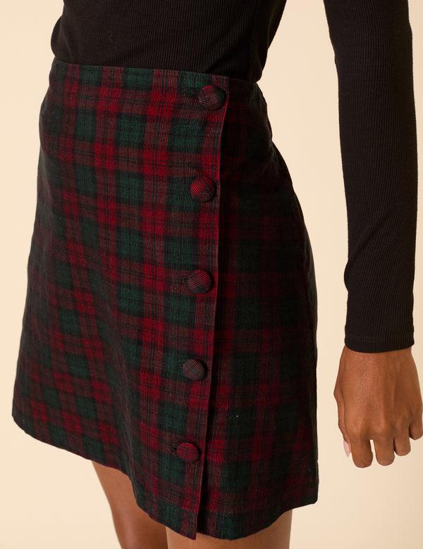 nobody’s child Red Tartan Mini Skirt