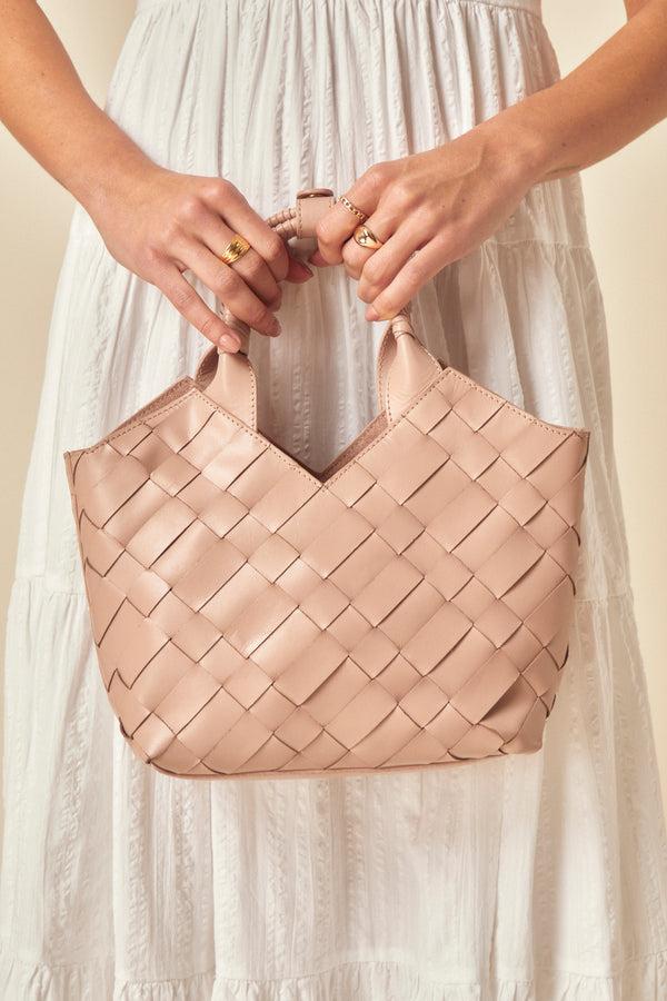 Nobody’s Child Taupe Aleo Cabas Mini Bag