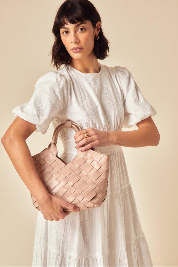 Nobody’s Child Taupe Aleo Cabas Mini Bag