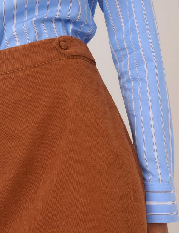Nobody’s Child Terracotta Cord Mini Skirt
