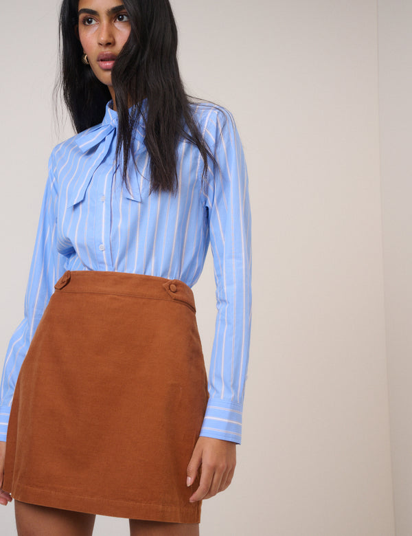 nobody’s child Terracotta Cord Mini Skirt