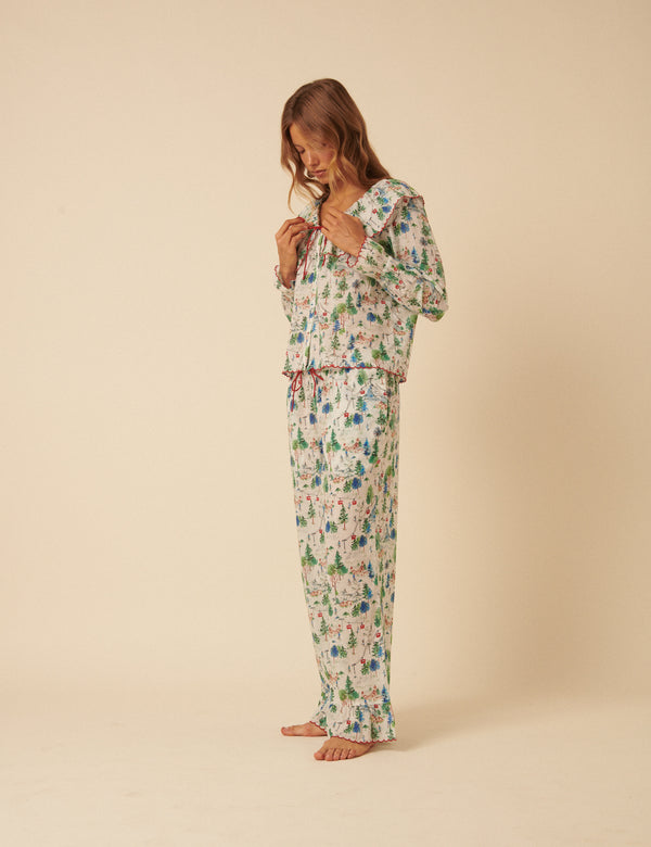 nobody’s child White Aspen Treasures Pjyama Set