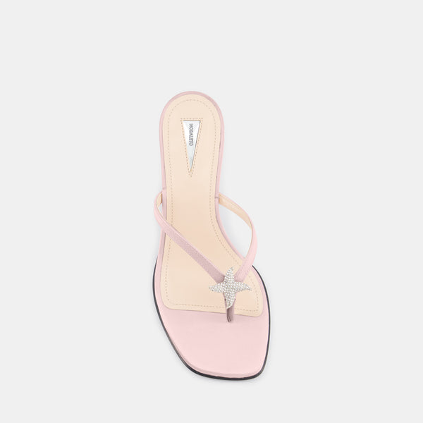 Nodaleto Dona Ariel Thong Sandal 50 Pinky Peach Satin
