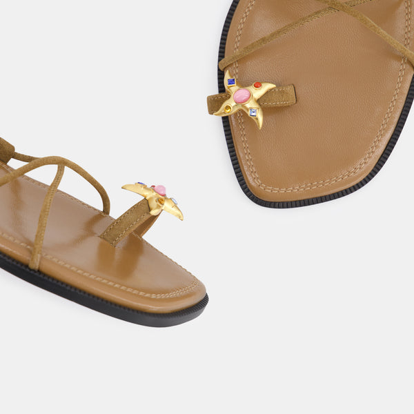 Nodaleto Bulla Isla Flat Lace Up 5 Hazel