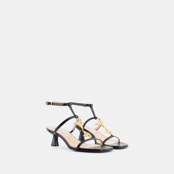 Nodaleto Dona Isla Sandal 50 Black Nappa