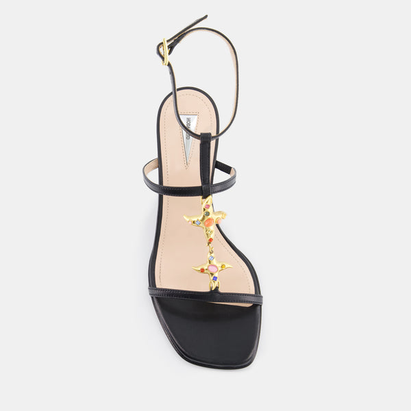nodaleto Dona Isla Sandal 50 Black Nappa