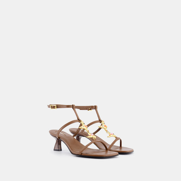 Nodaleto Dona Isla Sandal 50 Tan Nappa