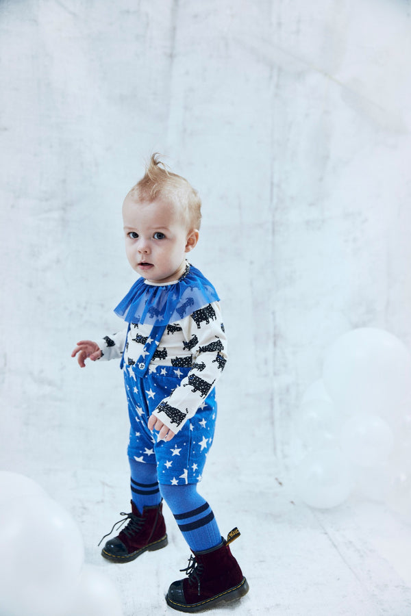 Noé & Zoë Berlin Fleece Bloomer // Imperial Stars // 0-3m // LAST ONE